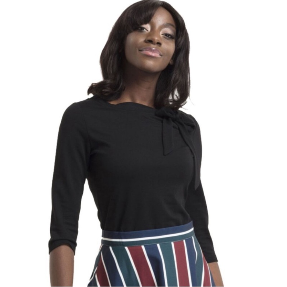 Voodoo Vixen Melanie Tie Neck Top
